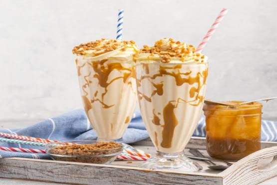 Butter Scotch  Milk Shake 